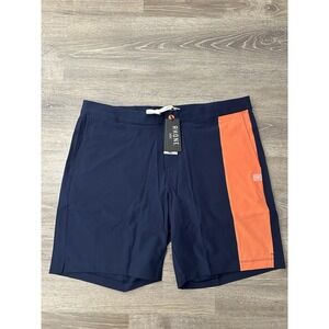 Rhone Barrier Swim Shorts Men's XL Navy Emberglow NWT
